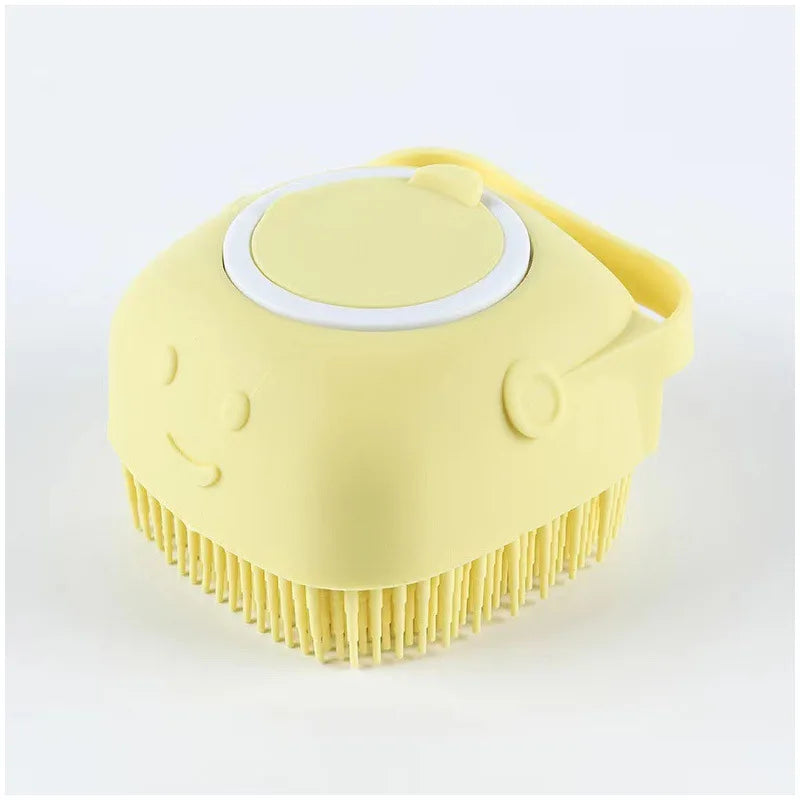 Cepillo de Baño Masajeador y Dispensador de Shampoo